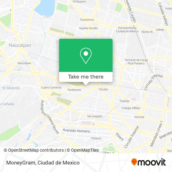 MoneyGram map