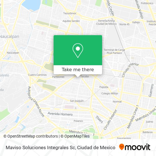 Maviso Soluciones Integrales Sc map