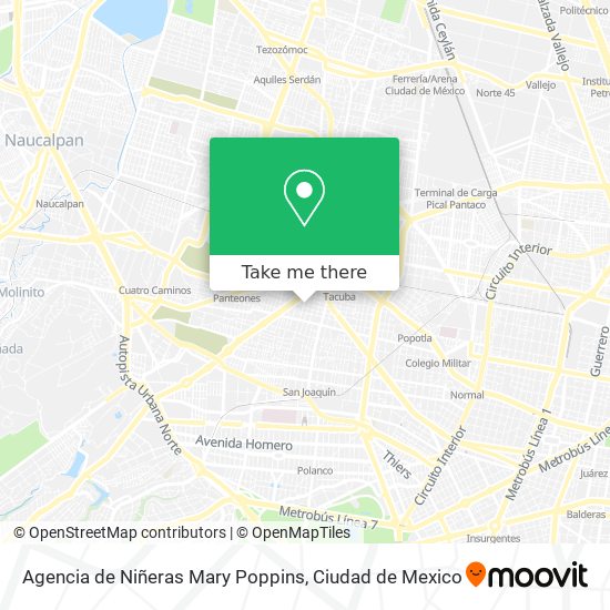 Agencia de Niñeras Mary Poppins map