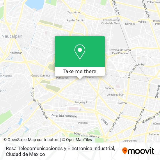 Resa Telecomunicaciones y Electronica Industrial map