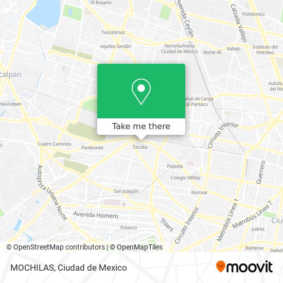 Mapa de MOCHILAS