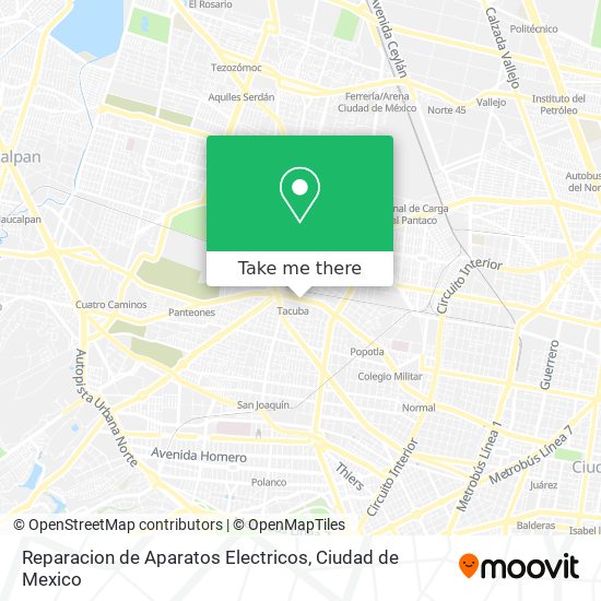 Mapa de Reparacion de Aparatos Electricos