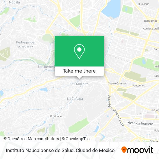 Instituto Naucalpense de Salud map