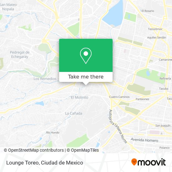 Mapa de Lounge Toreo