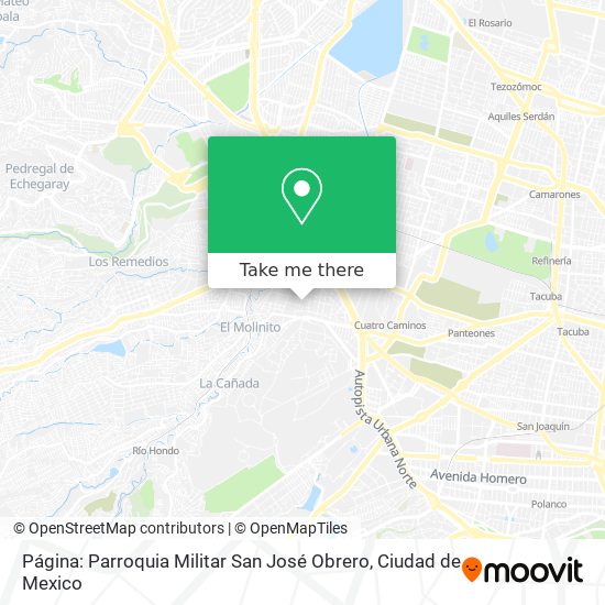 Mapa de Página: Parroquia Militar San José Obrero