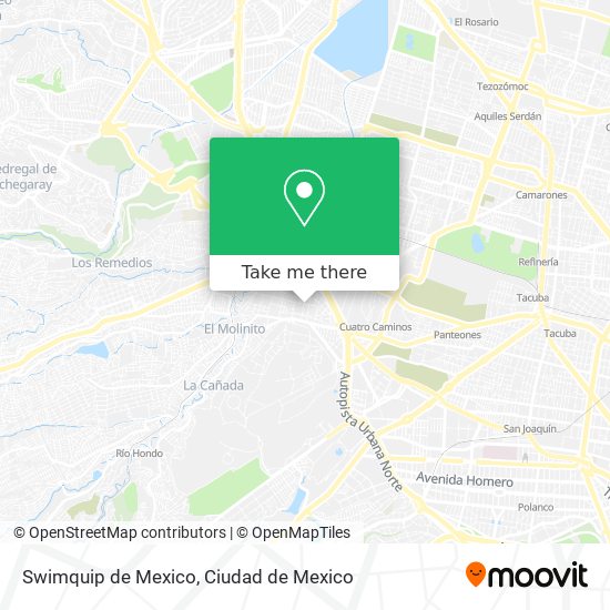Swimquip de Mexico map