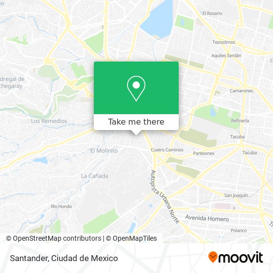 Mapa de Santander