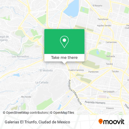 Mapa de Galerias El Triunfo