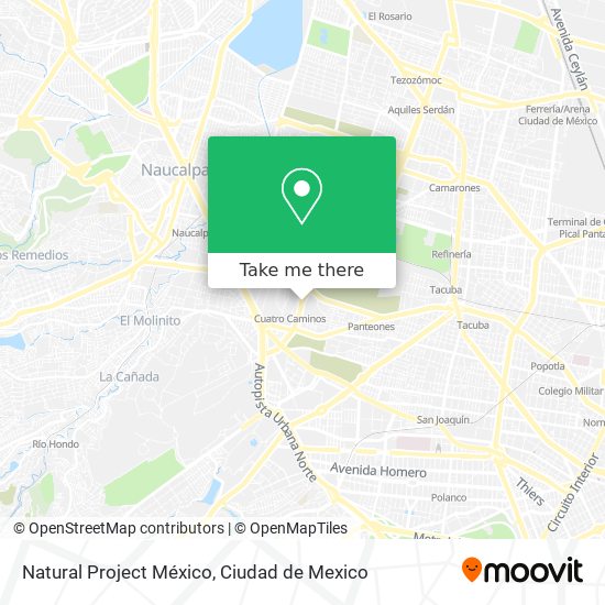 Natural Project México map