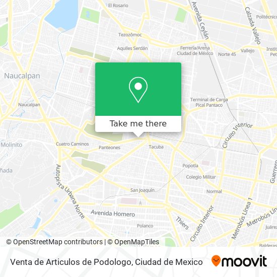 Venta de Articulos de Podologo map