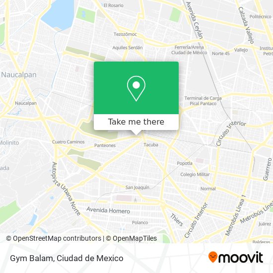 Gym Balam map