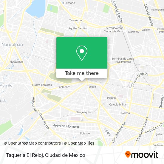 Taqueria El Reloj map