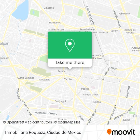 Inmobiliaria Roqueza map