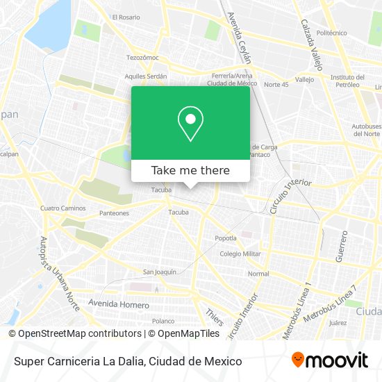 Super Carniceria La Dalia map