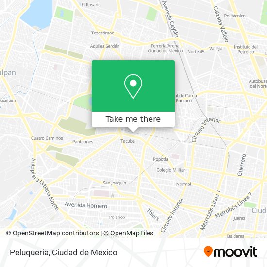 Peluqueria map