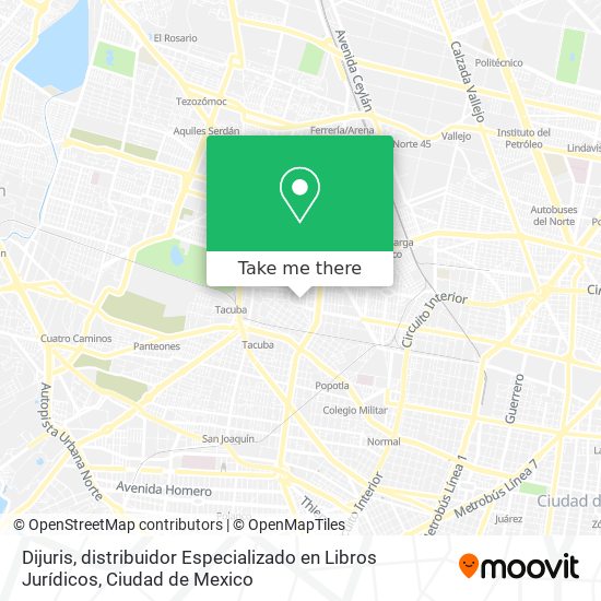 Dijuris, distribuidor Especializado en Libros Jurídicos map