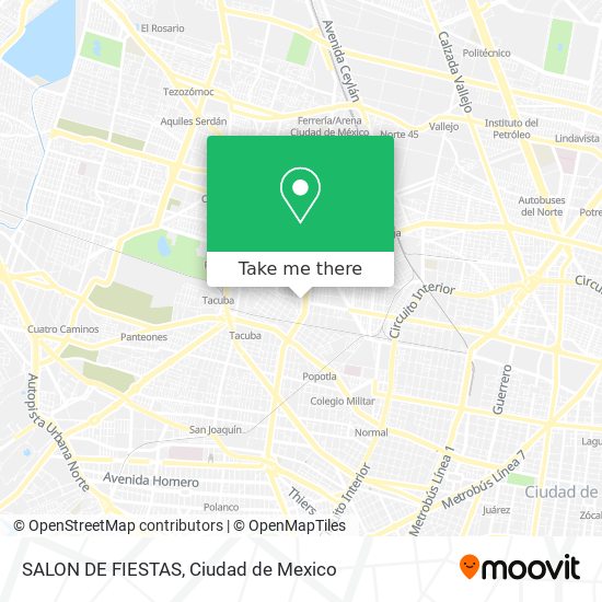 SALON DE FIESTAS map