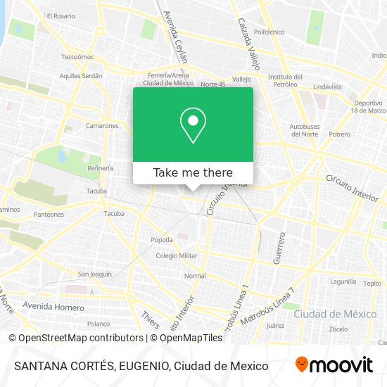 Mapa de SANTANA CORTÉS, EUGENIO