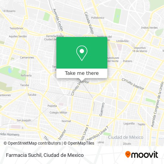 Mapa de Farmacia Suchil