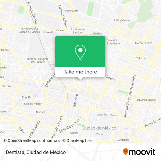 Mapa de Dentista