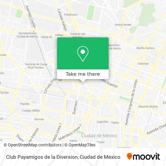 Club Payamigos de la Diversion map