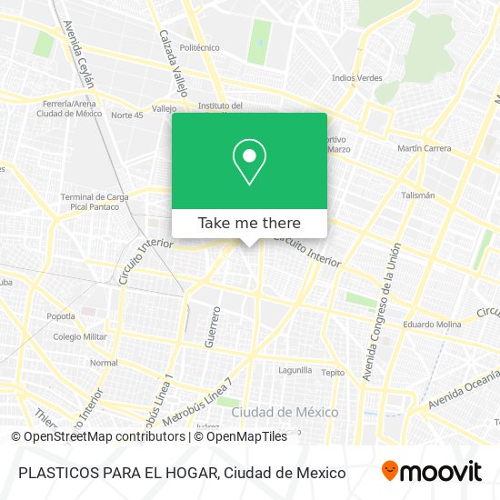 PLASTICOS PARA EL HOGAR map