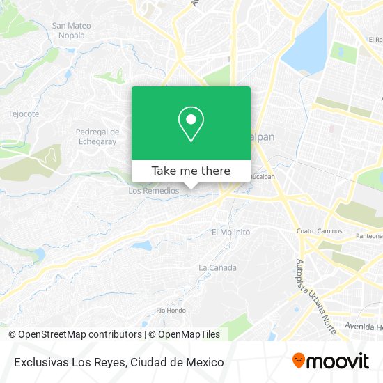 Exclusivas Los Reyes map