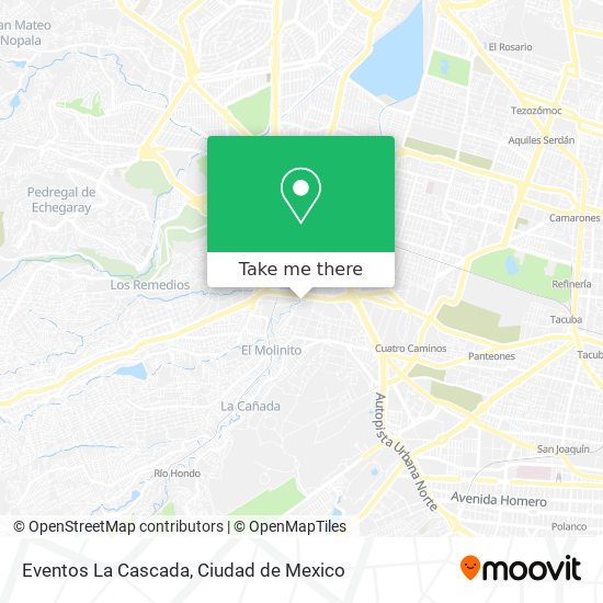 Mapa de Eventos La Cascada