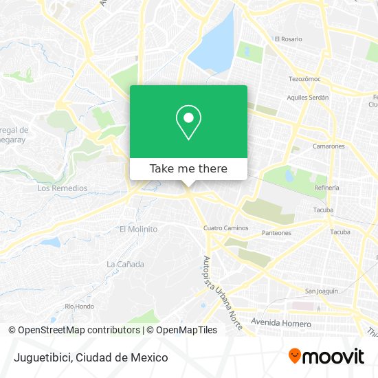 Mapa de Juguetibici