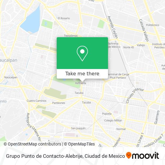 Grupo Punto de Contacto-Alebrije map