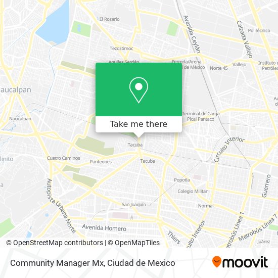 Community Manager Mx map