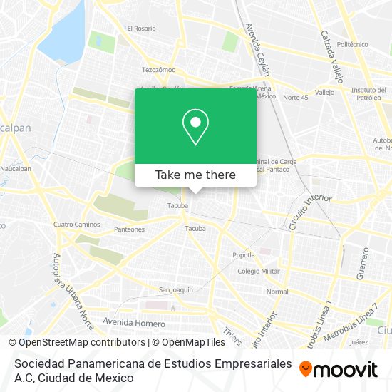 Sociedad Panamericana de Estudios Empresariales A.C map