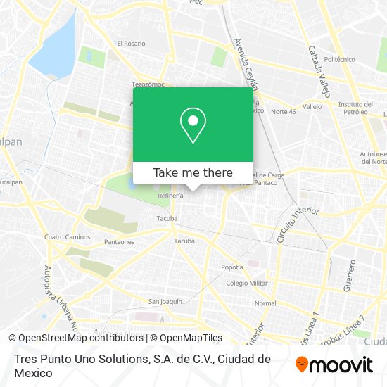 Tres Punto Uno Solutions, S.A. de C.V. map