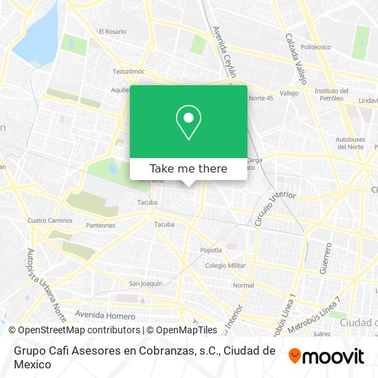 Grupo Cafi Asesores en Cobranzas, s.C. map