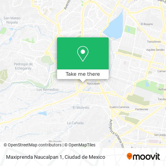 Maxiprenda Naucalpan 1 map