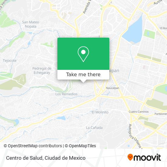 Mapa de Centro de Salud
