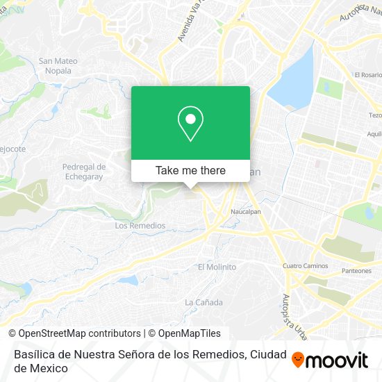 Basílica de Nuestra Señora de los Remedios map