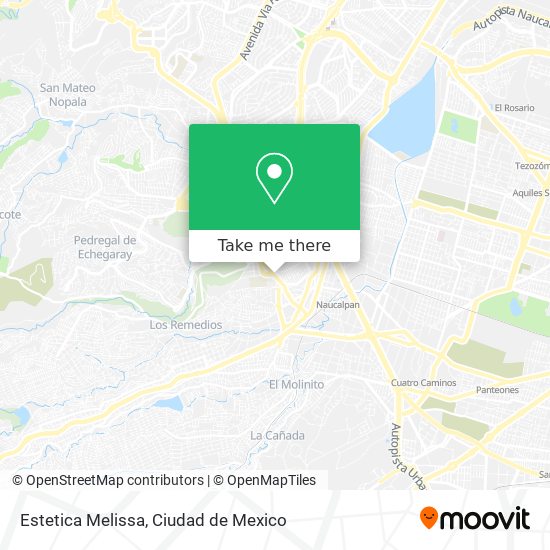 Estetica Melissa map