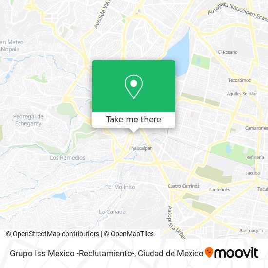 Grupo Iss Mexico -Reclutamiento- map