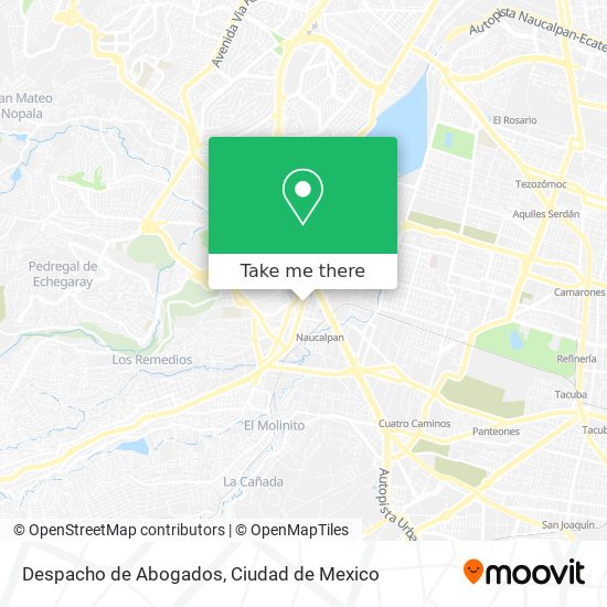 Despacho de Abogados map