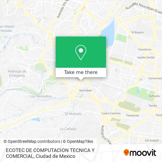 ECOTEC DE COMPUTACION TECNICA Y COMERCIAL map