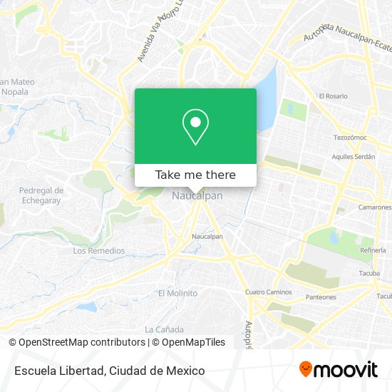 Escuela Libertad map