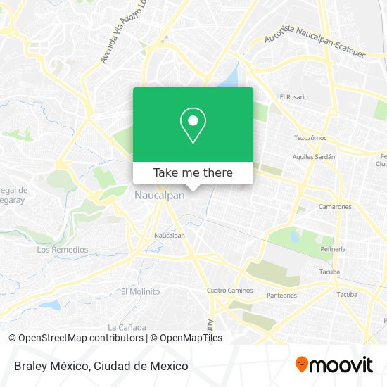 Braley México map