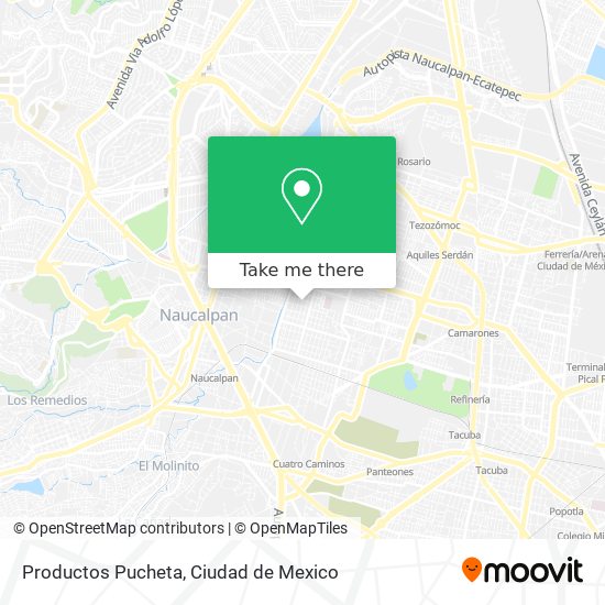 Productos Pucheta map