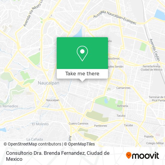 Consultorio Dra. Brenda Fernandez map
