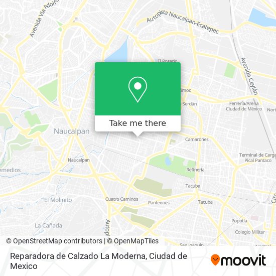 Reparadora de Calzado La Moderna map