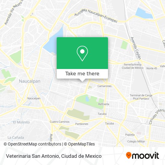 Veterinaria San Antonio map