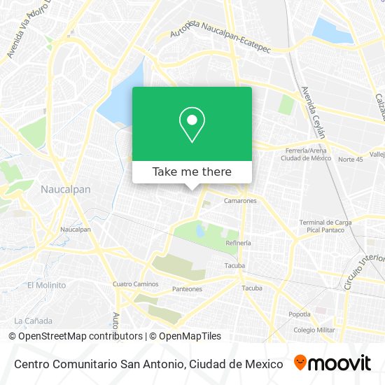Centro Comunitario San Antonio map