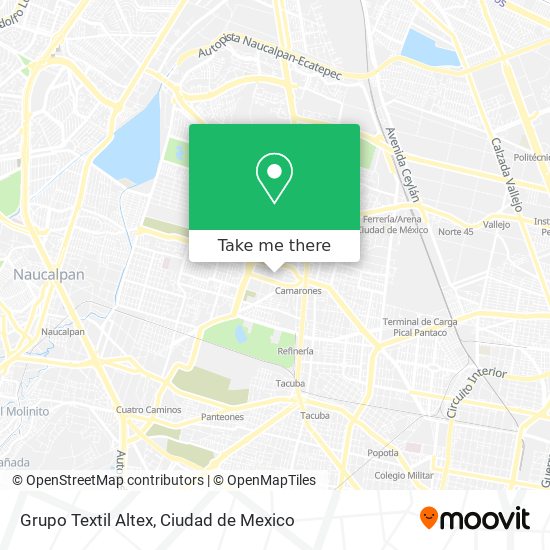 Grupo Textil Altex map