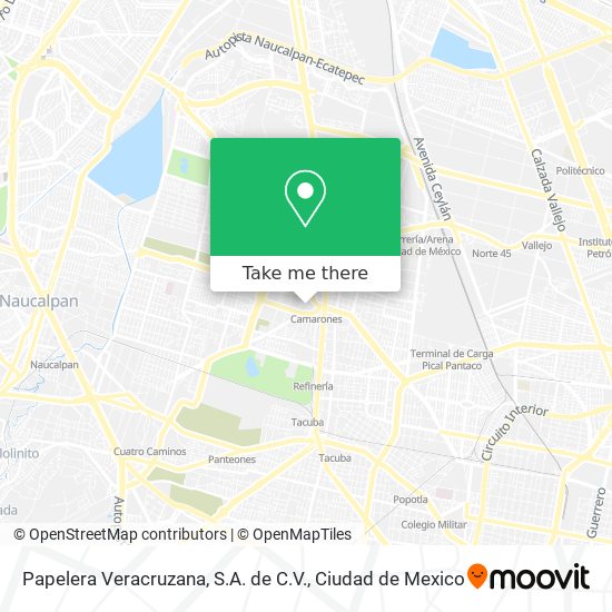 Papelera Veracruzana, S.A. de C.V. map